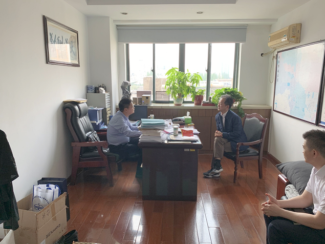 人保财险合肥公司主要负责人拜访市城乡建设局