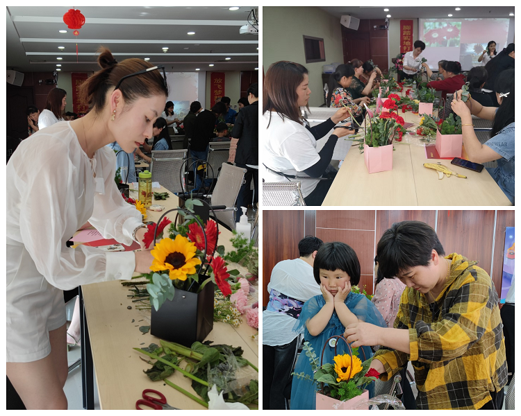 “欣德修夏”第十五届客户节——富德生命人寿合肥中支环保创意插花活动