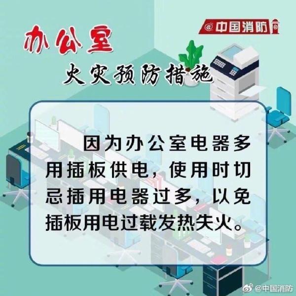 办公室火灾预防措施