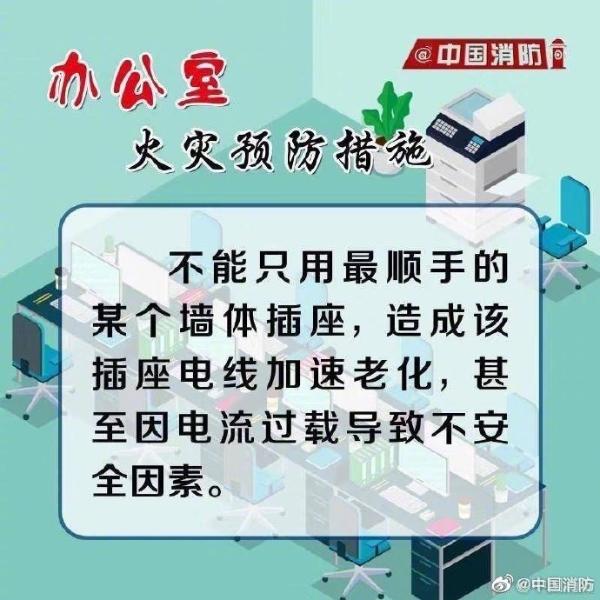 办公室火灾预防措施