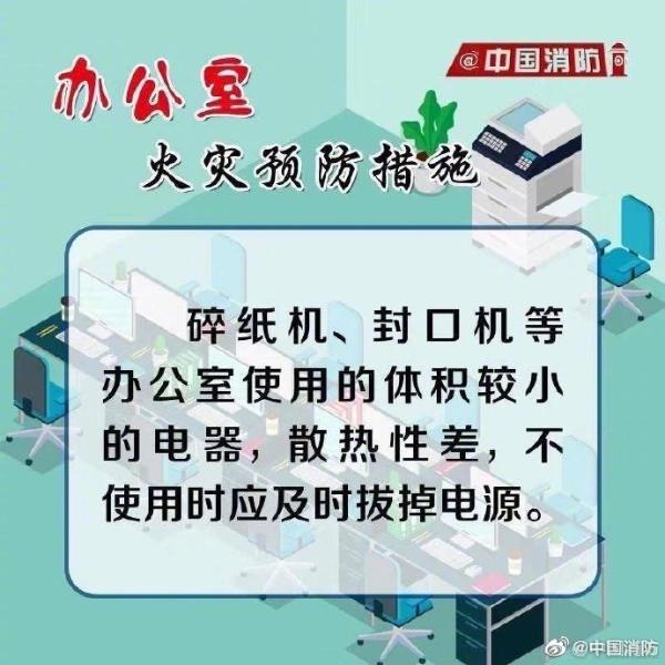 办公室火灾预防措施