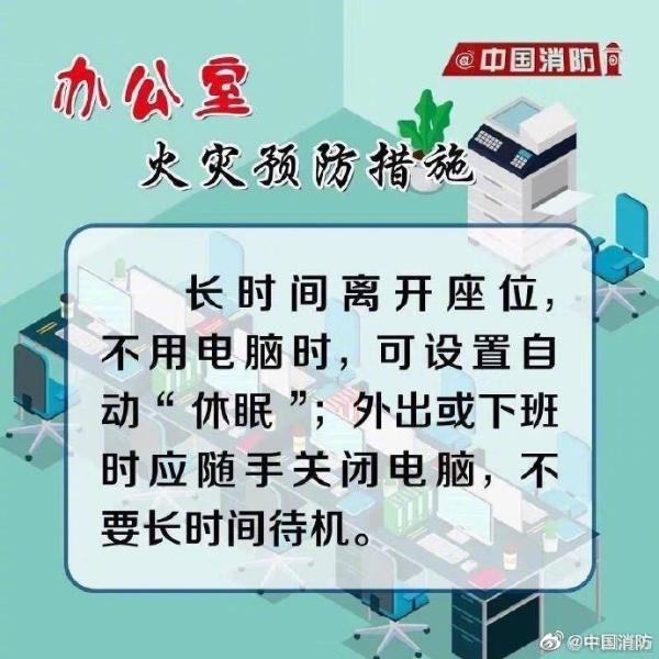 办公室火灾预防措施