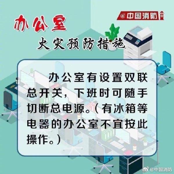 办公室火灾预防措施