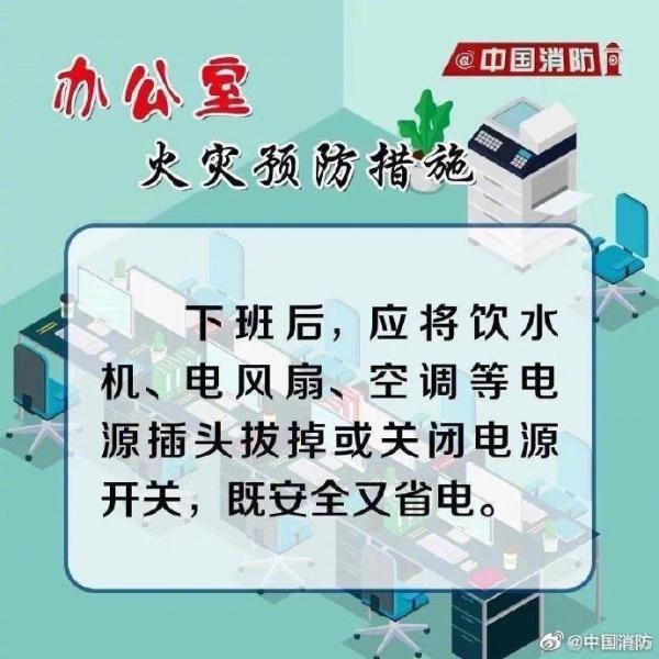 办公室火灾预防措施