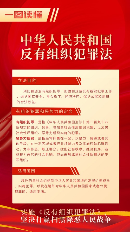 一起学习《反有组织犯罪法》