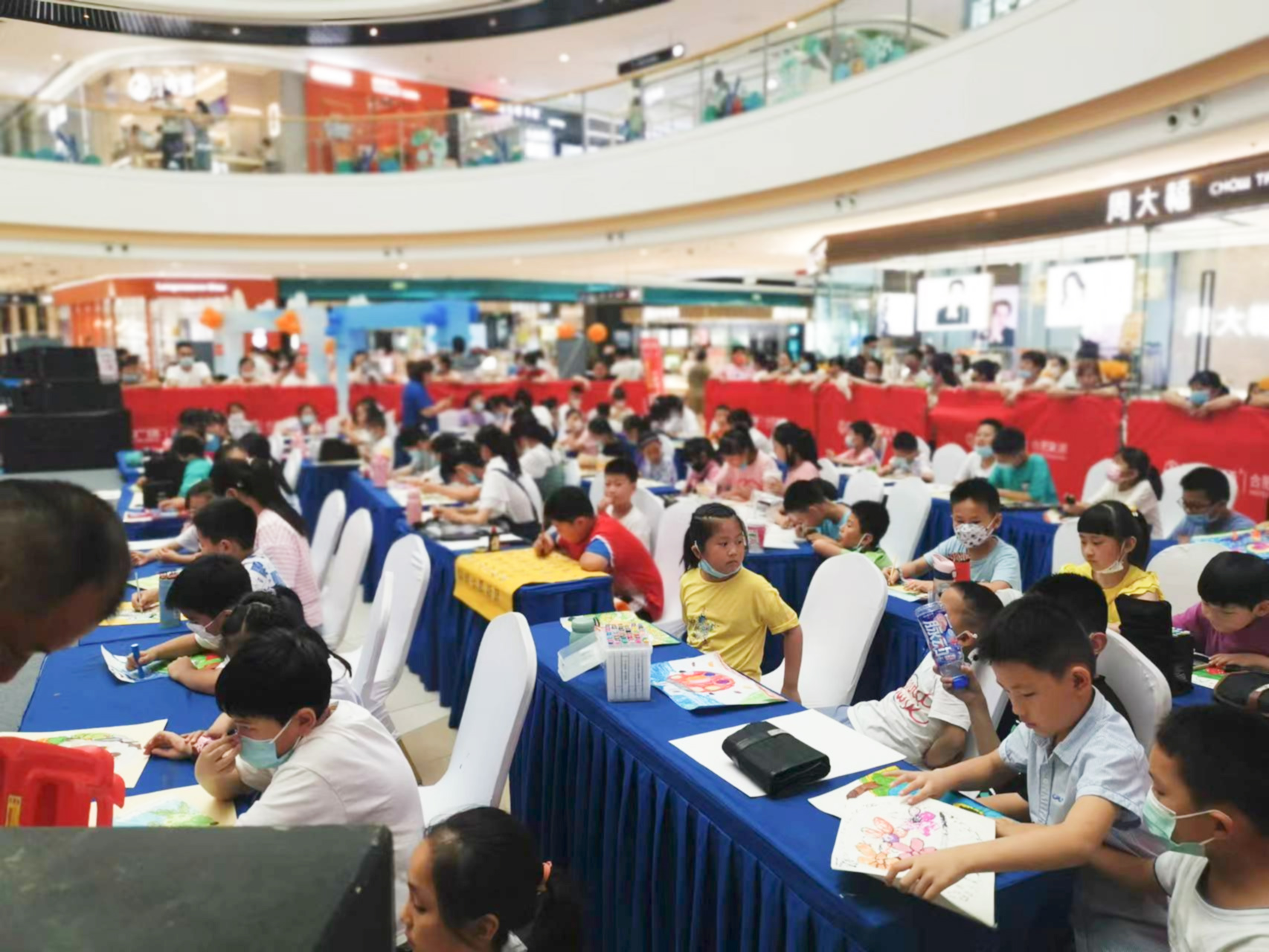 新华保险合肥联合营业区少儿书画大赛暨关爱环卫工人端午慰问活动