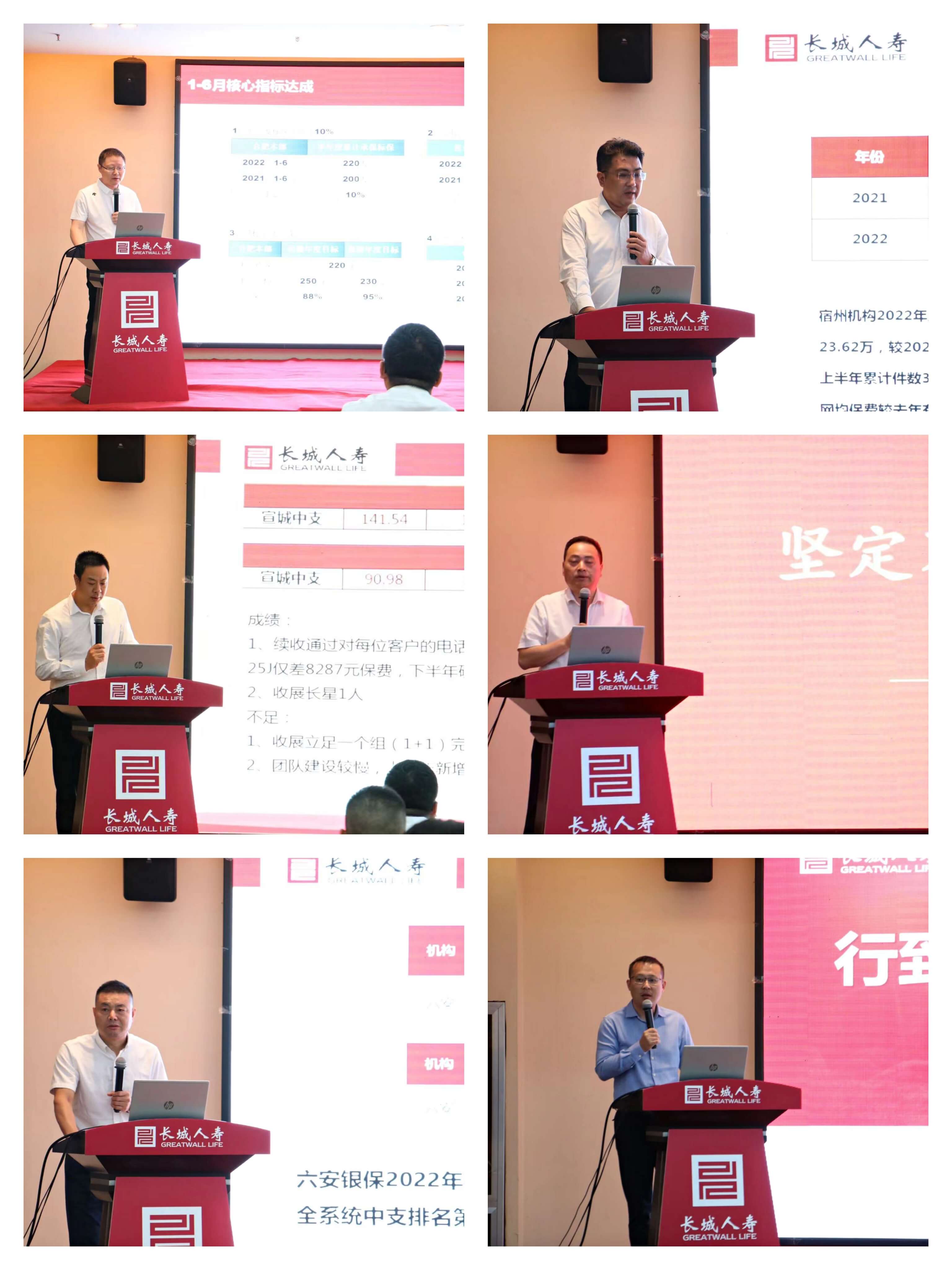 认清趋势 明确路径 坚定信念 强化执行 ---- 长城人寿安徽分公司2022年半年经营分析会
