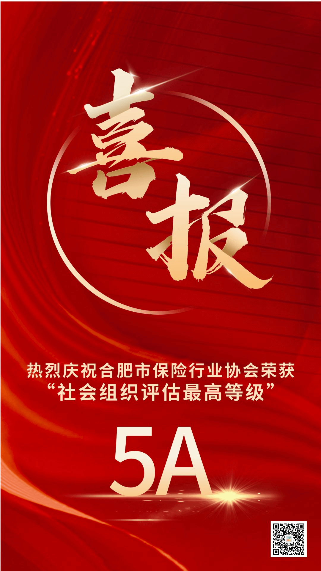 喜讯！合肥市保险行业协会荣获“5A级社会组织”称号