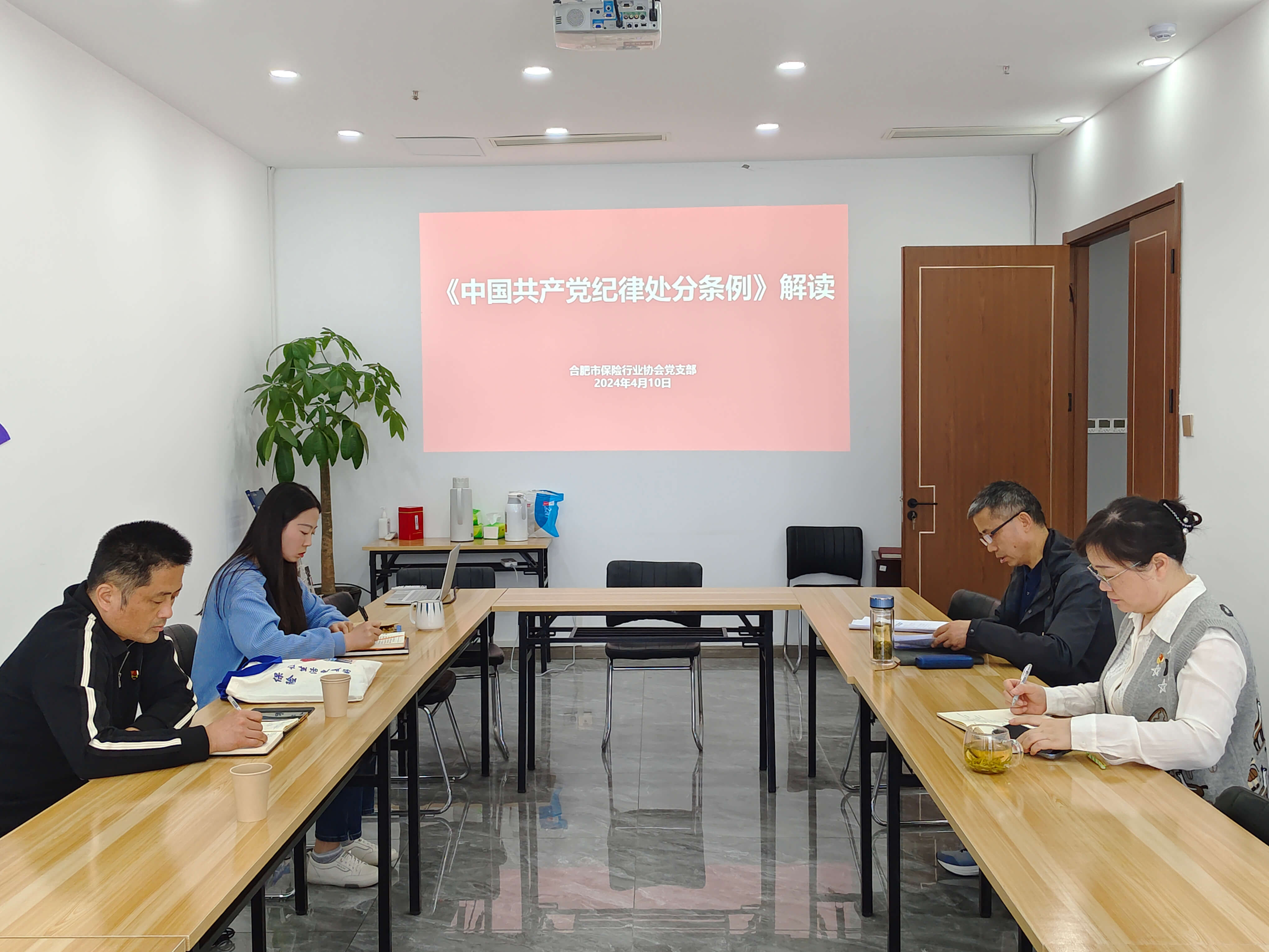 合肥保协党支部开展《中国共产党纪律处分条例》专题学习研讨